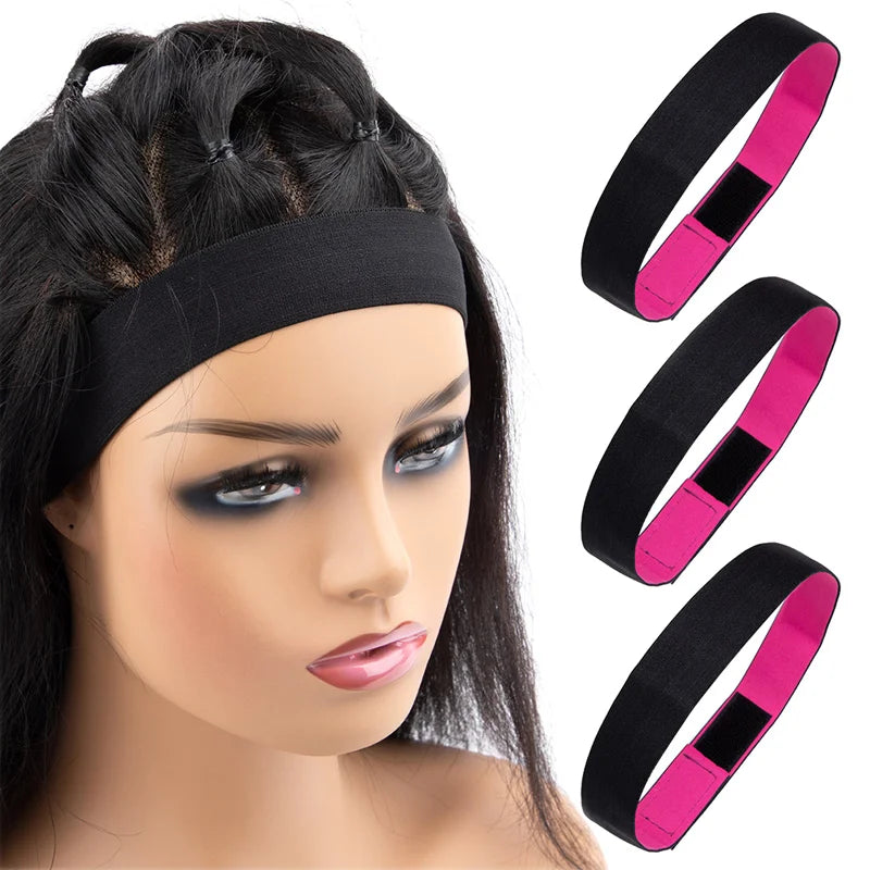 7Pcs Wig Installation Kit Set Hd Wig Caps Lace Wig Glue and Remover Melt Band for Lace Frontal Wax Stick with Edge Brush