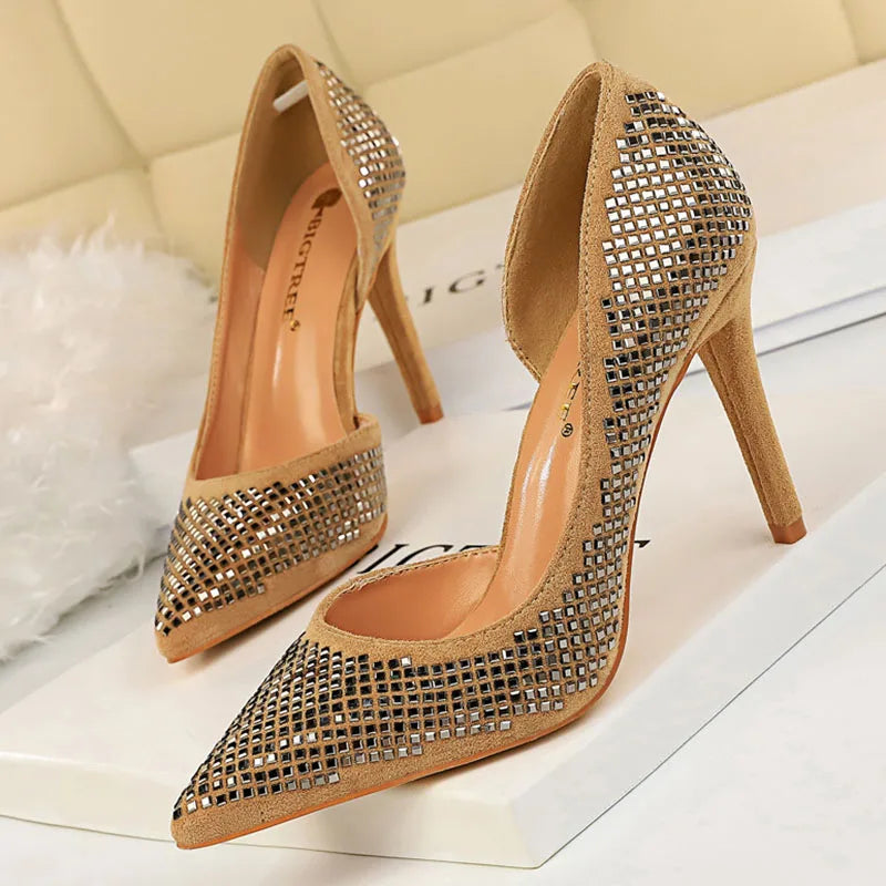 2019 Women Pumps Brand Shoes Woman High Heels Pumps High Heels Women Shoes Party Wedding Shoes Thin Heel Shoes